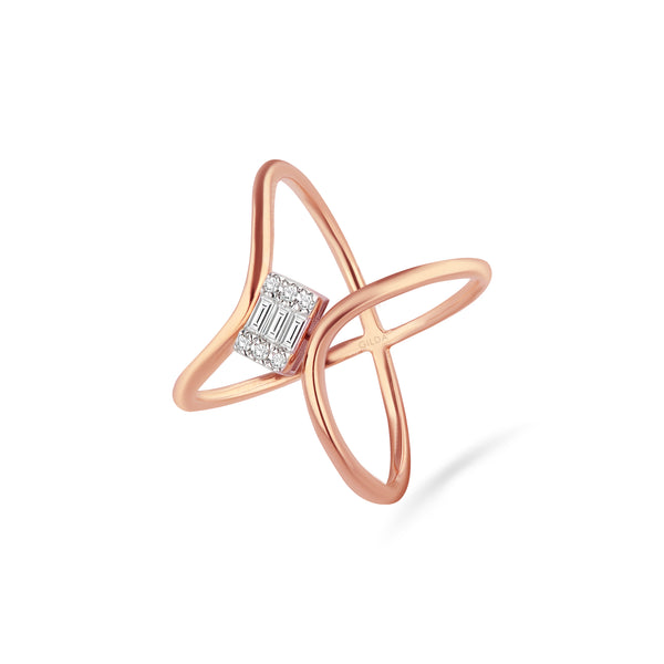 Spin | Diamond Ring | 0.13 Cts. | 14K Gold Gilda by Gradiva Inc.