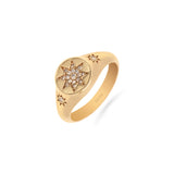 Charming Star | Diamond Ring | 0.08 Cts. | 14K Gold Gilda by Gradiva Inc.