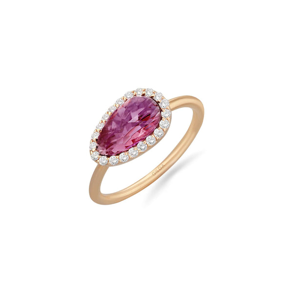 Violet | Diamond Ring | 0.23 Cts. | 18K Gold Gilda by Gradiva Inc.