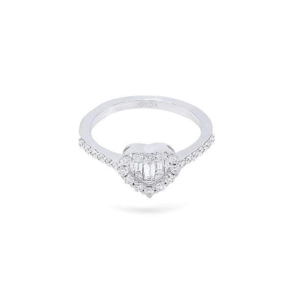Hearts | Diamond Ring | 0.56 Cts. | 14K Gold Gilda by Gradiva Inc.