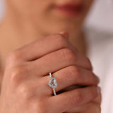 Hearts | Diamond Ring | 0.56 Cts. | 14K Gold Gilda by Gradiva Inc.
