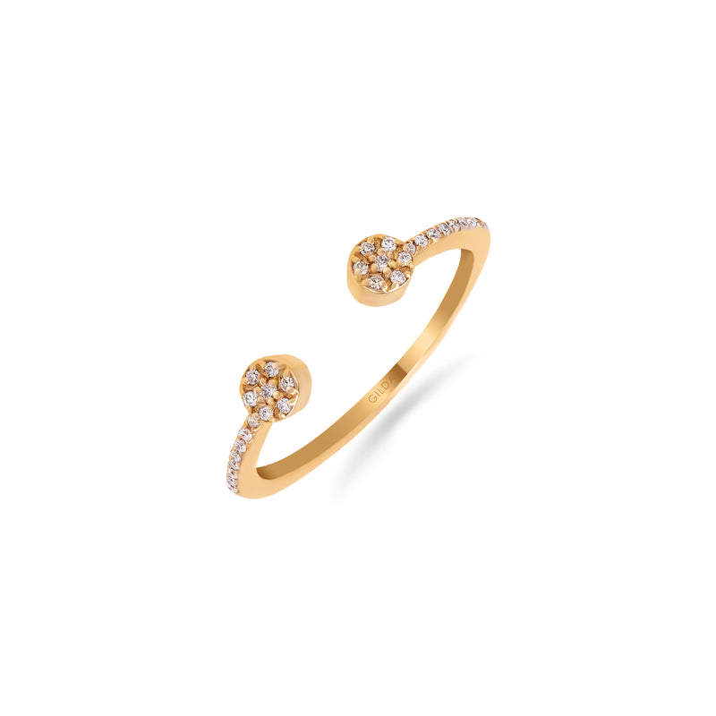 Minnies | Diamond Ring | 0.08 Cts. | 14K Gold Gilda by Gradiva Inc.