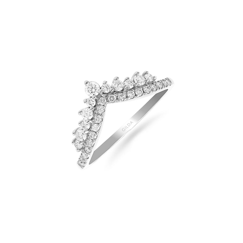 HOLLY – 0.50ct Diamond Wishbone Ring | | Arah James