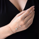 Exquisites | Diamond Hand Chain | 0.25 Cts. | 14K Gold Gilda by Gradiva Inc.