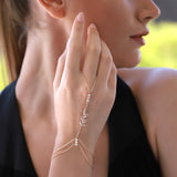 Gilda Unalome | Diamond Hand Chain | 0.98 Cts. | 14K Gold Gilda by Gradiva Inc.