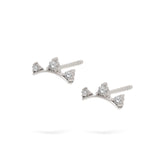 Cheerful Trio | Diamond Earrings | 14K Gold Gilda by Gradiva Inc.