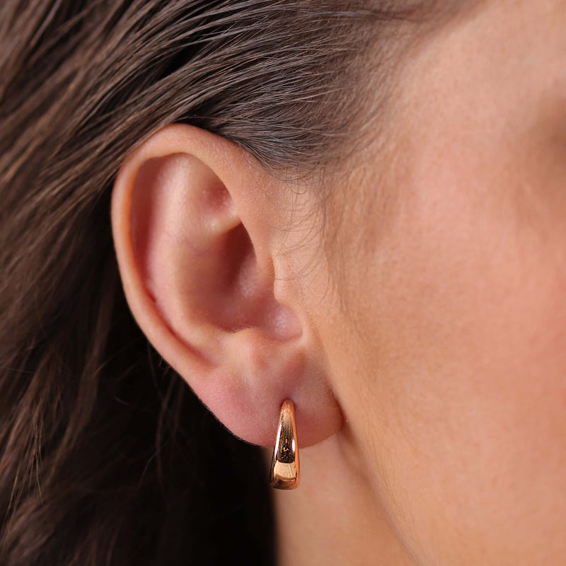 Goldens Hoops | Gold Earrings | 14K Gold Gilda by Gradiva Inc.
