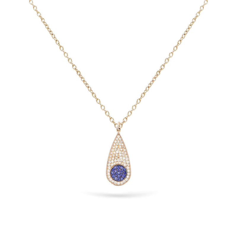 Drop Evil Eye | Diamond Pendant | 0.26 Cts. | 14K Gold Gilda by Gradiva Inc.