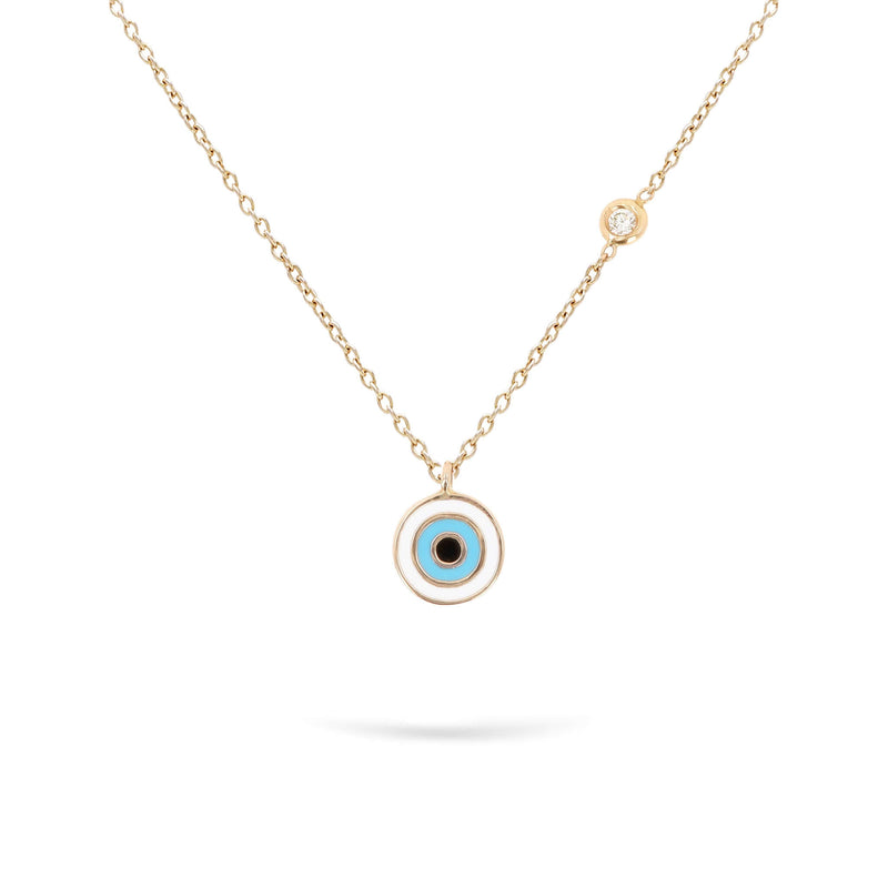 Evil Eye | Diamond Pendant | 0.03 Cts. | 14K Gold Gilda by Gradiva Inc.