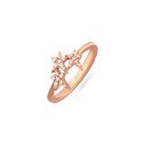 Triple Stars | Diamond Ring | 0.12 Cts. | 14K Gold Gilda by Gradiva Inc.