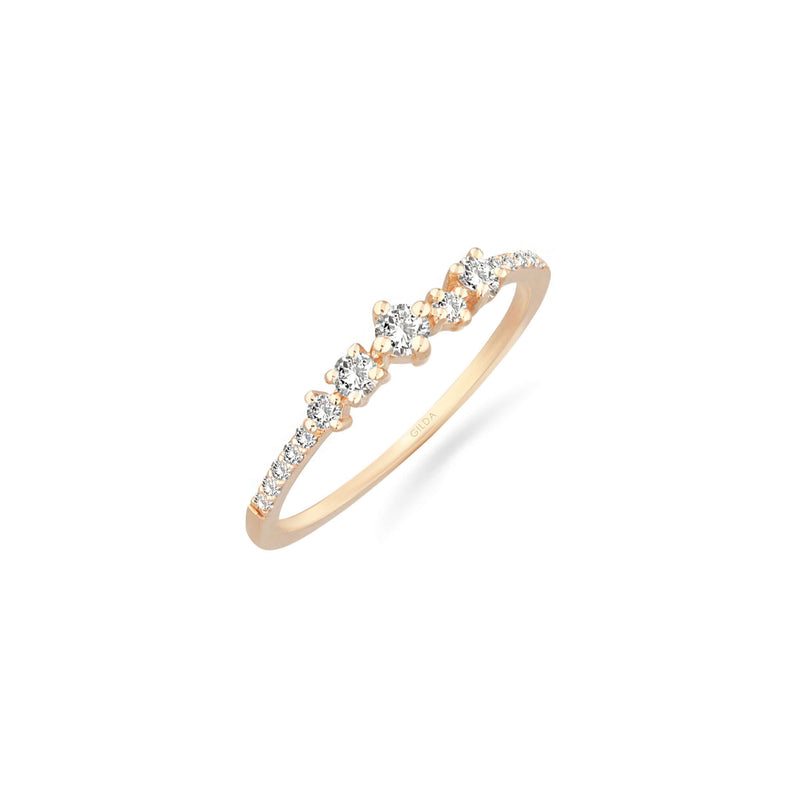 Aya | Diamond Ring | 0.36 Cts. | 14K Gold Gilda by Gradiva Inc.